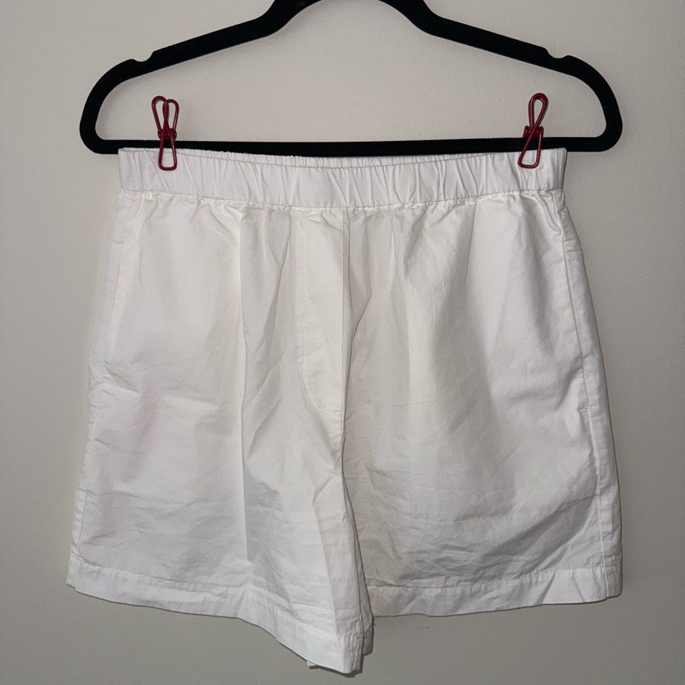 Wilfred White Poplin Shorts